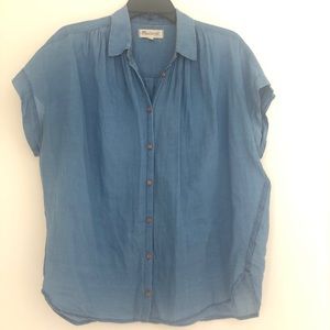 Madewell indigo central shirt
